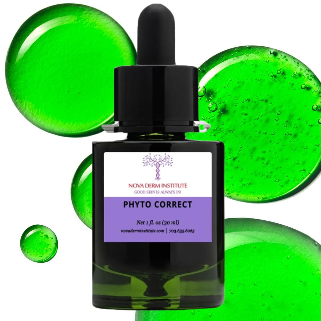 Phyto Correct Face Serum Lightweight Phyto Calm Serum Facial Skin for Sensitive and Rosacea Care Serum with Hyaluronic Acid Serum Bisabol Ageing Skin Care