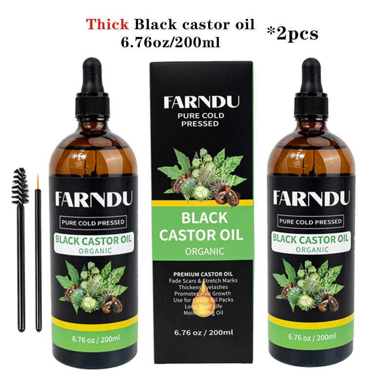 Thick Black Castor Oil