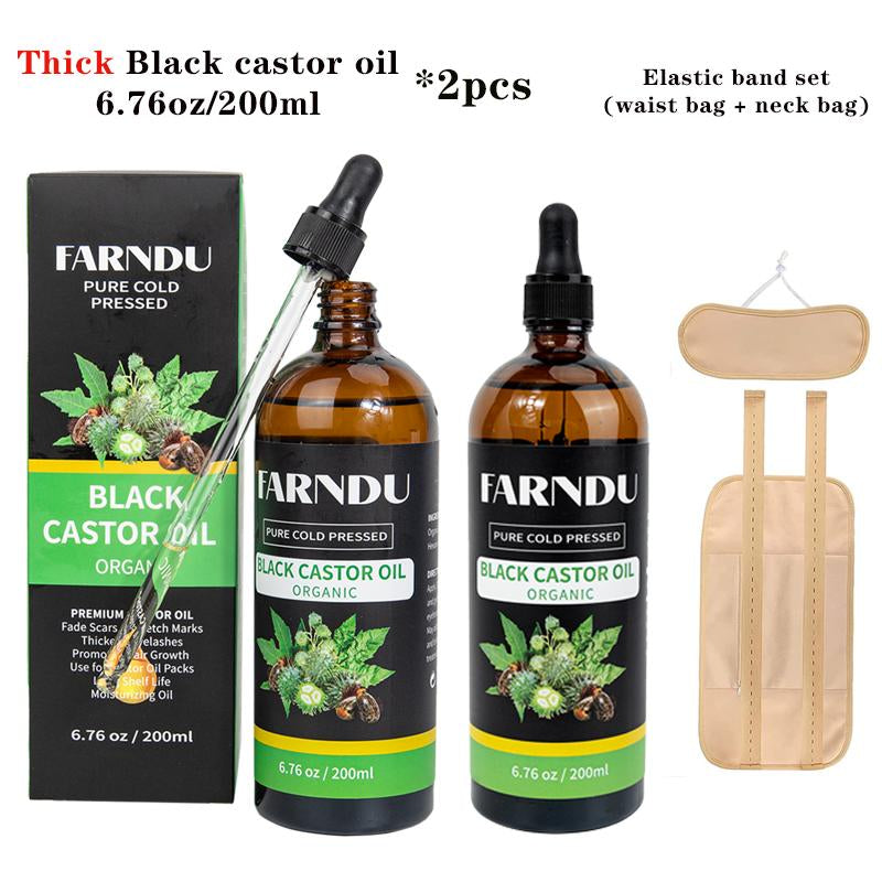 Thick Black Castor Oil